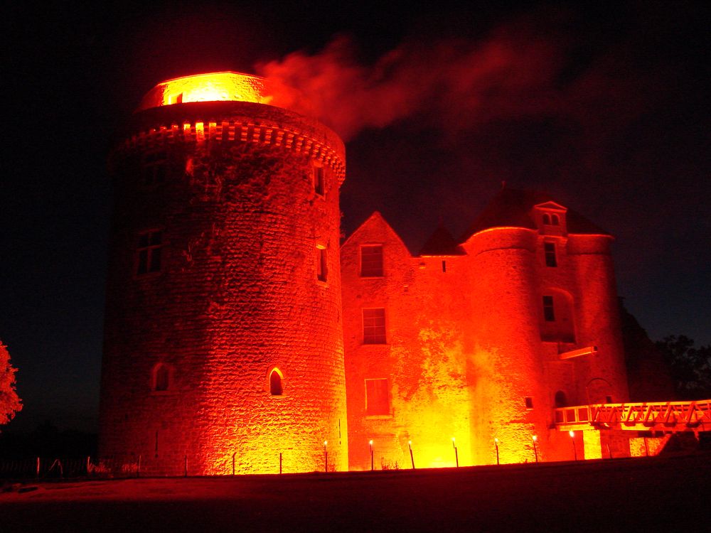 Castle in the night